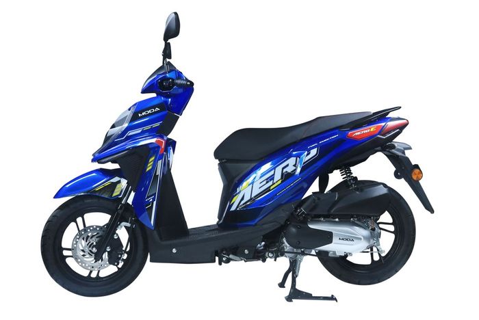 tampak samping MODA Aero-E, simpel tapi memiliki lekukan sporty
