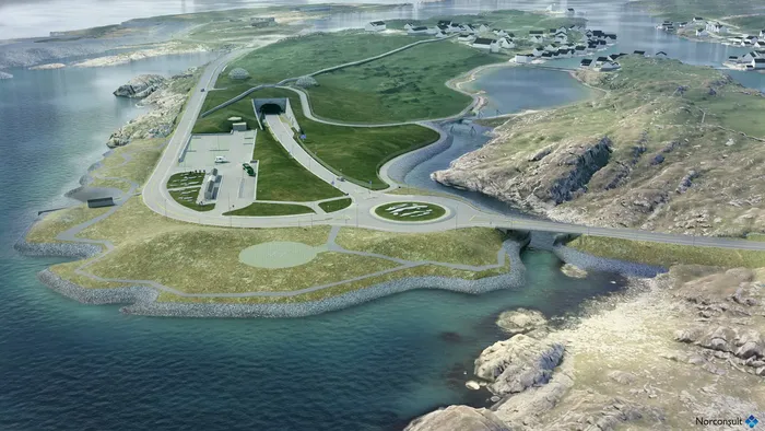 Terowongan Rogfast di Norwegia di kedalaman 392 meter berguna menghubungkan antar kota-kota besar