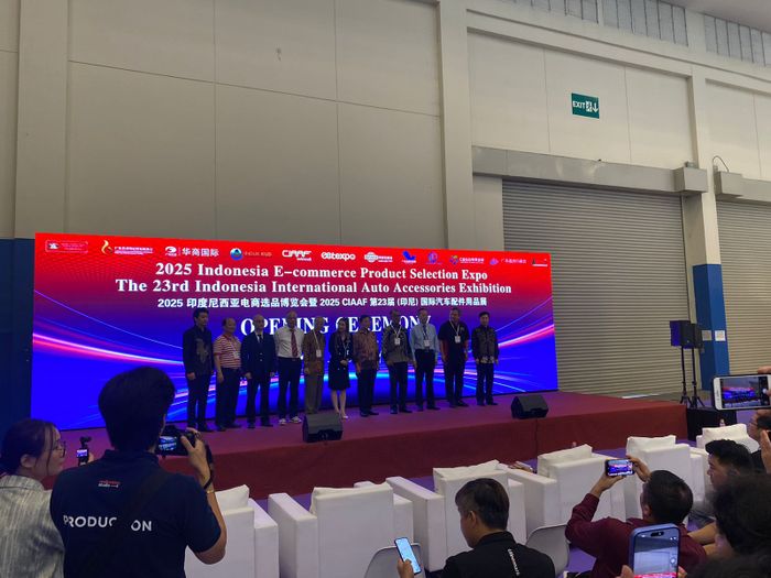 Indonesia International Auto Accessories Expo (CIAAF) 2025 resmi dibuka di Indonesia Convention Exhibition (ICE), Tangerang, 