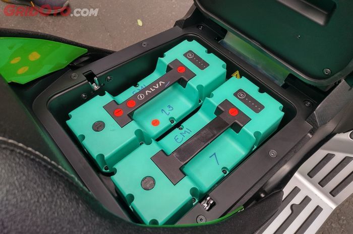 Ilustrasi baterai motor listrik 