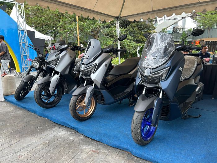 Ada potongan harga sampai Rp 500 ribu untuk pembelian cash Yamaha NMAX dan Aerox di Yamaha Rev Festival