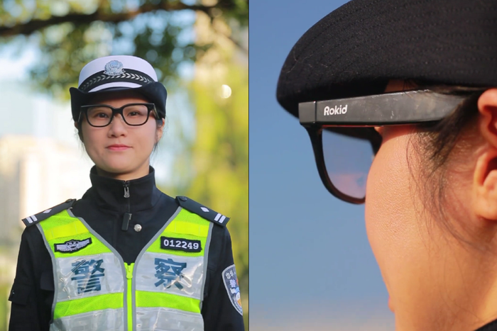 Kacamata AI yang digunakan Polisi Lalu Lintas di China bisa mendeteksi kendaraan dalam waktu hitungan detik