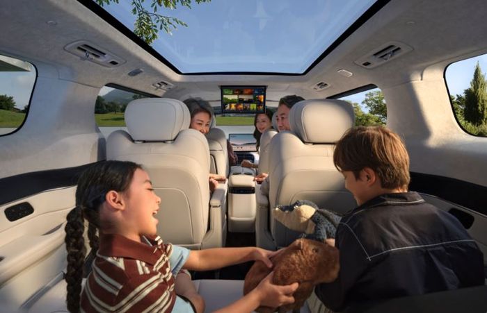 detail kabin Geely Galaxy V900