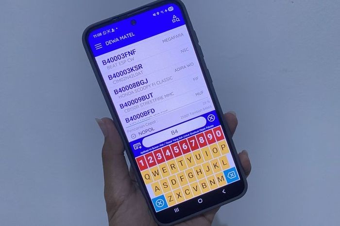 Aplikasi 'Dewa Matel' yang membocorkan 18.000 data kendaraan kredit di Indonesia