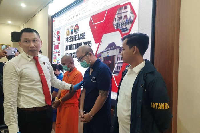 DAN (36), pelaku utama penipuan dan penggelapan uang Rp 1,05 miliar dengan modus investasi jual beli motor gede (moge) di Pati