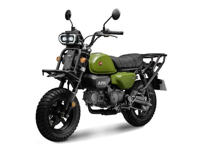 desainnya mirip Honda Monkey 150, tapi dengan wajah berbeda