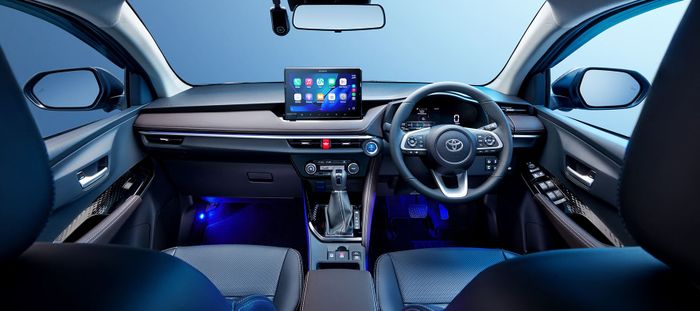 interior Toyota Vios Hybrid di Malaysia