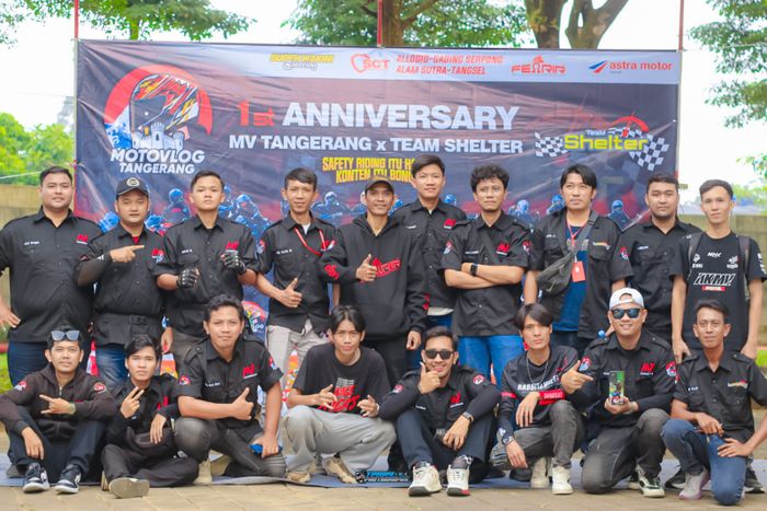 Saat ini lebih dari 30 member aktif ada di komunitas Motovlog Tangerang