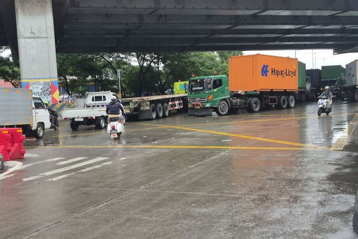 Jalur tengkorak Cilincing, Jakarta Utara, (19/1/26)