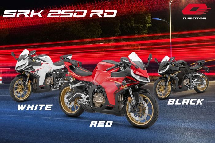 detail tampilan QJMotor SRK250RD 2026