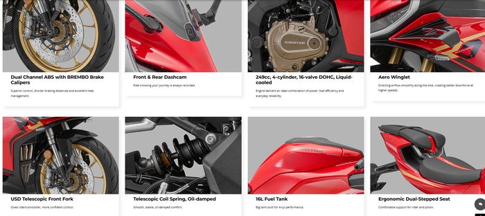 fitur-fitur pada QJMotor SRK250 RD 2026