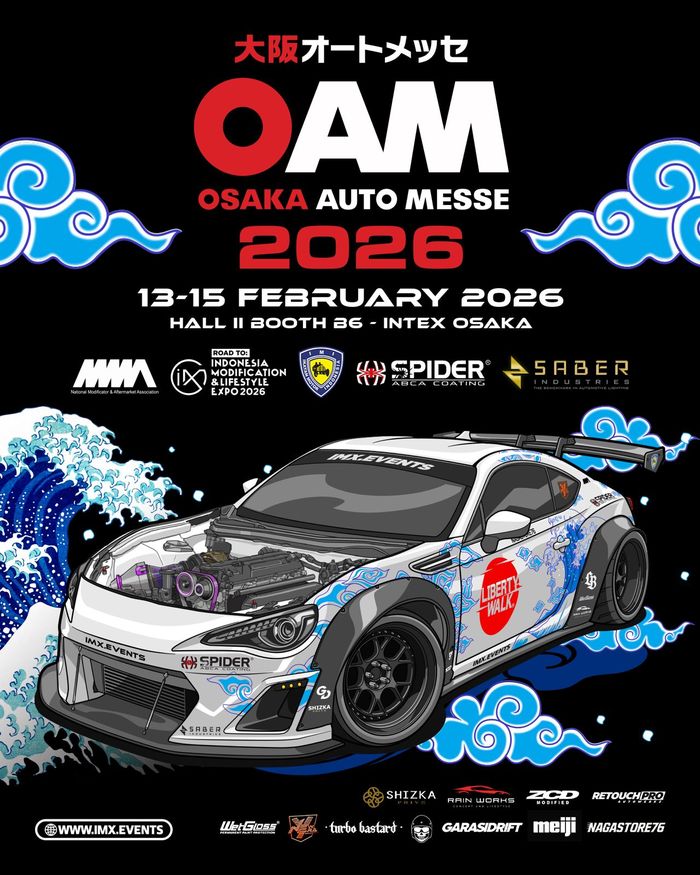 IMX akan turut hadir di pameran otomotif Osaka Auto Messe (OAM) 2026, yang akan berlangsung pada 13-15 Februari 2026 di Intex Osaka, Jepang.