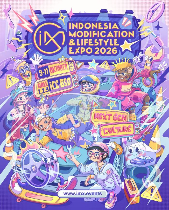 Gelaran IMX 2026 akan terselenggara di Hall 1, 2, dan 3 di Indonesia Convention &amp; Exhibition (ICE), BSD City.