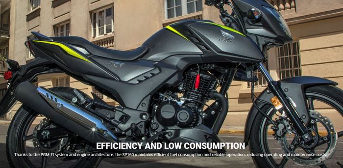 mesin Honda SP160 diklaim memiliki efisiensi BBM optimal