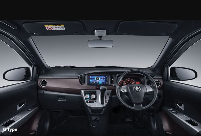 tampilan dasbor Toyota Calya