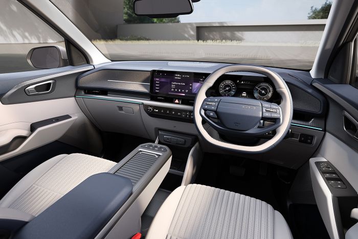 Interior Kia Carens Clavis EV.