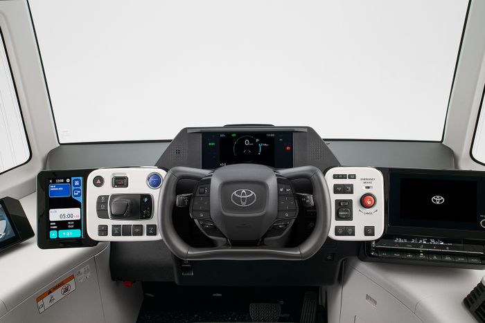 Kokpit depan Toyota e-Palette.