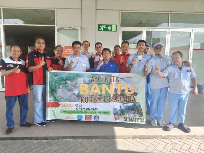Bantuan juga datang dari PT Indonesia Stanley Electric