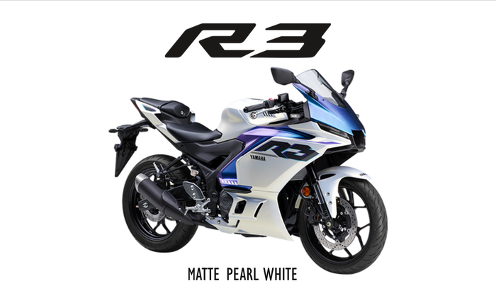Yamaha R3 menggunakan warna Blue Cybercity