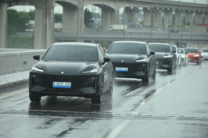 Jarak tempuh jauh yang menenangkan bagi pengemudi