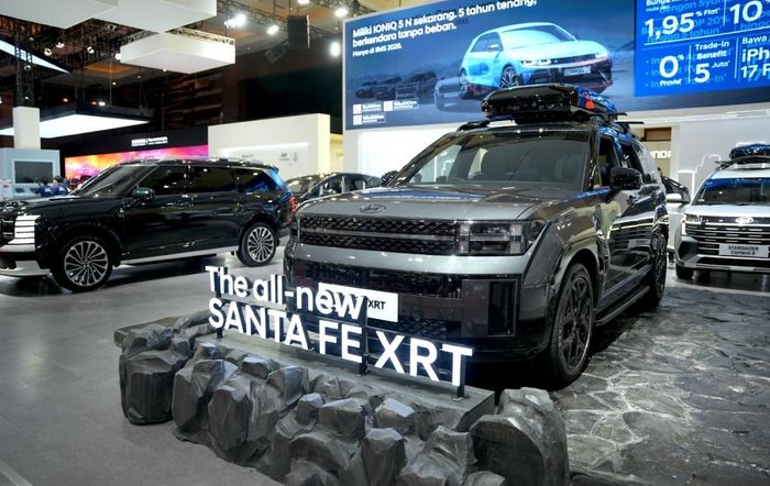 All New Santa FE XRT di booth Hyundai IIMS 2026