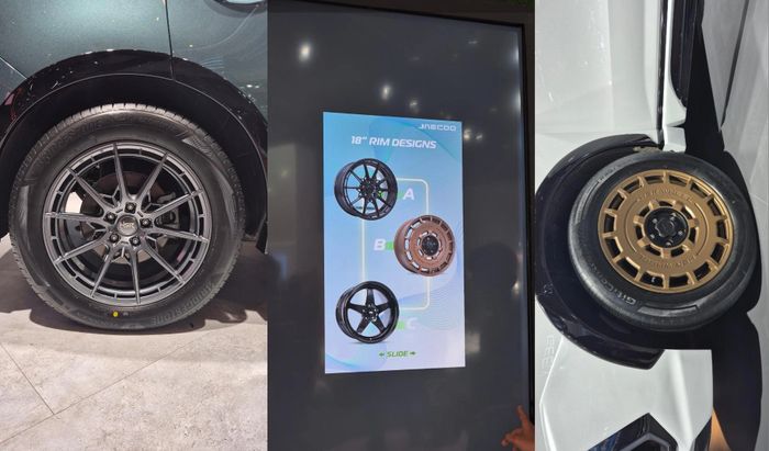 Pilihan pelek JAECOO J5 EV Co-Creation