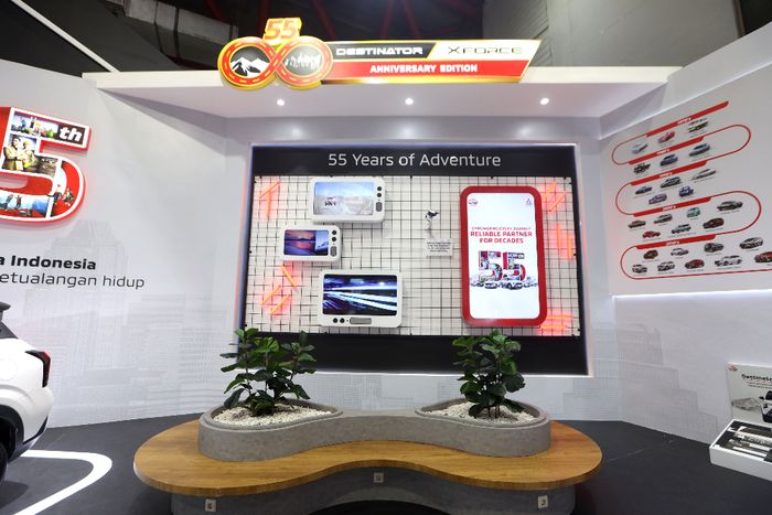 Wall of Journey di booth Mitsubishi di IIMS 2026.
