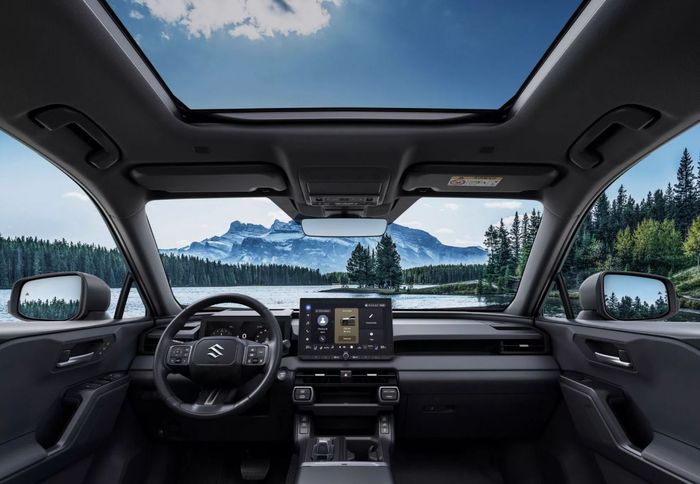 detail dasbor Suzuki Across