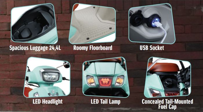 fitur-fitur Suzuki Access 125