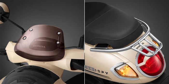 aksesori wind screen dan behel belakang