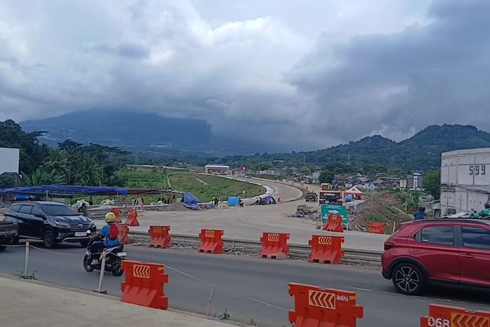 Kondisi exit tol Ambarawa ruas tol Yogyakarta-Bawen yang akan dibuka fungsional saat Mudik Lebaran 2026
