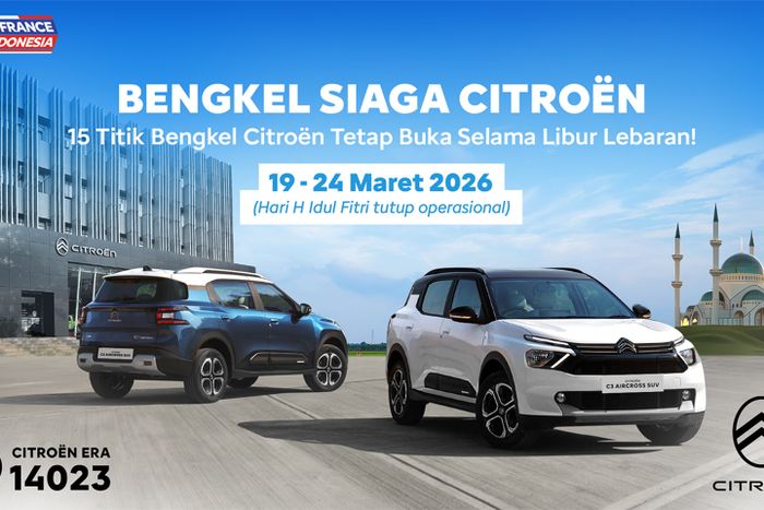 Program bengkel siaga Citroen akan dilaksanakan pad a19-24 Maret 2026.