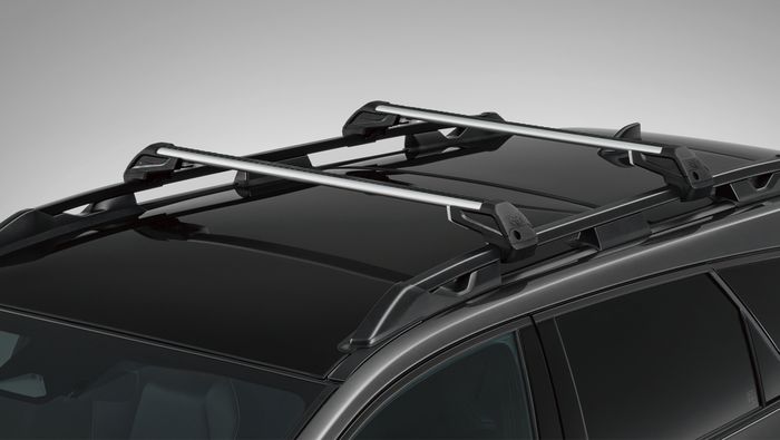 Dari peluncuran, Toyota bZ4X Touring bisa dipasangkan crossbar.