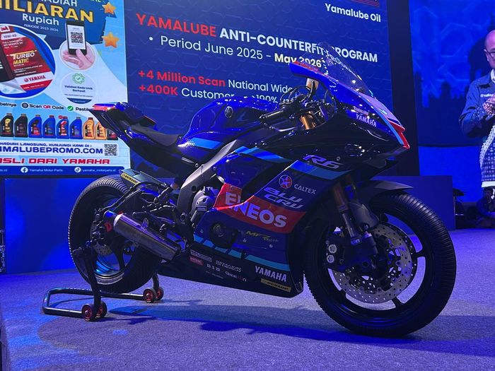 Livery yang akan digunakan tim Yamaha Racing Indonesia di musim balap 2026