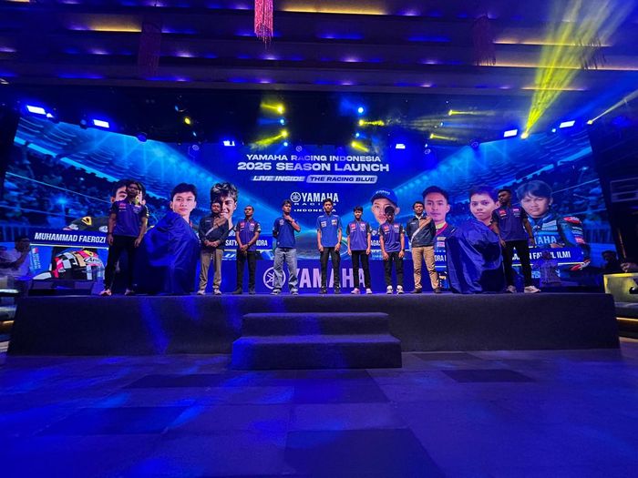 Jajaran pembalap yang tergabung bersama tim Yamaha Racing Indonesia musim balap 2026