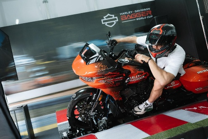 Keseruan di booth Harley-Davidson di gelaran MotoGP Thailand 2026