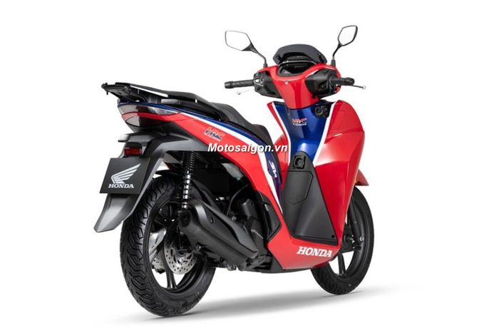 Tampilan belakang Honda SH150i Special Edition HRC 2026