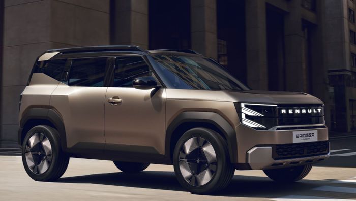 detail tampilan Renault Bridger Concept