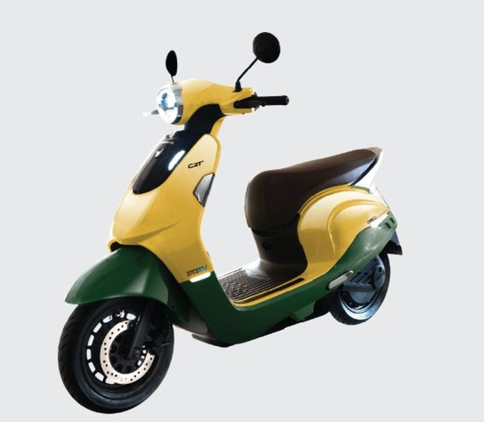 Indomobil Emotor QT Pro berwarna Tourmaline Yellow 