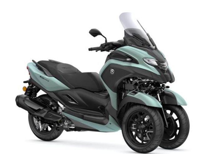 detail tampilan versi terbaru Yamaha Tricity 300