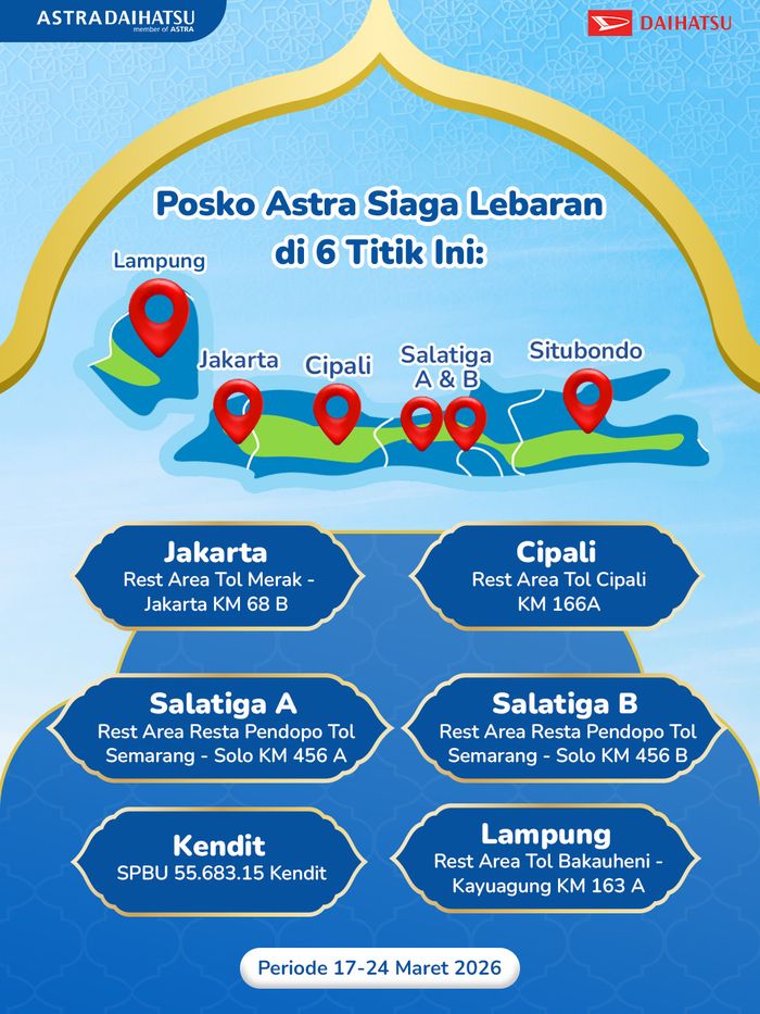 Posko siaga Daihatsu di Mudik Lebaran 2026