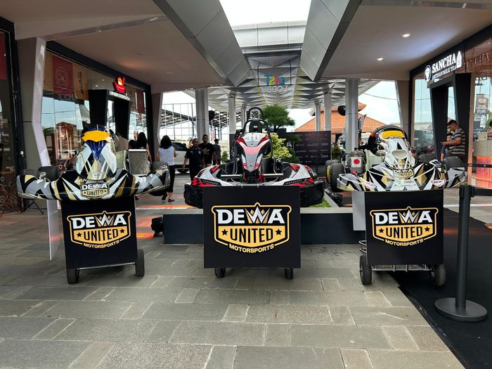 Tahun ini Dewa United Motorsport juga ikut berpartisipasi dalam kejuaraan gokart dan gokart listrik