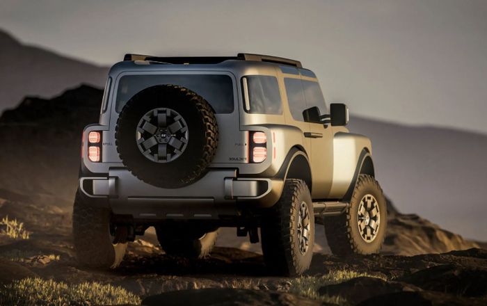 tampak belakang Hyundai Boulder Concept