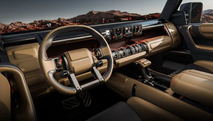 tampilan interior Hyundai Boulder Concept