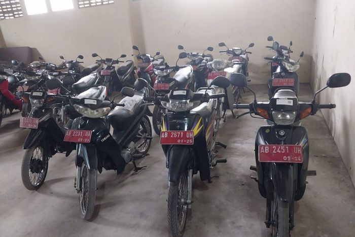 Motor dinas pelat merah pemkot Yogyakarta
