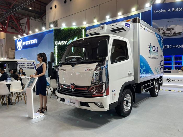 Foton eMiler hadir di GIICOMVEC 2026 Jiexpo Kemayoran
