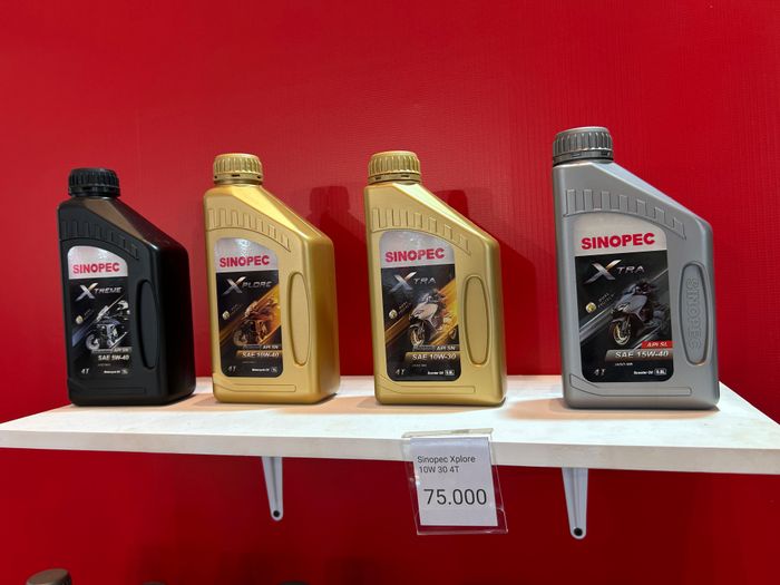PT MTIR akan memasarkan 4 varian oli mesin motor Sinopec di tahap awal
