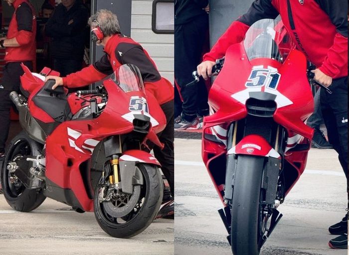 Ada perubahan besar pada tampilan fairing depan Ducati Desmosedici GP27