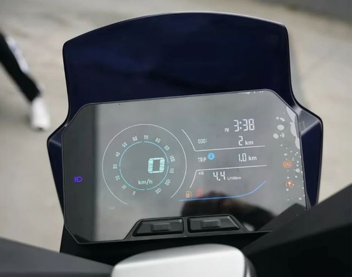 detail panel instrumen Honda NS150ES model 2026