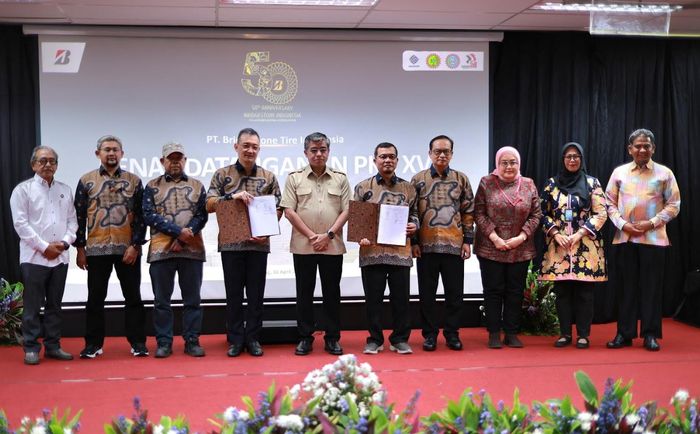 Seremoni penandatanganan PKB XVI Bridgestone Indonesia di Karawang